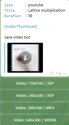 ربات یوتیوب در تلگرام