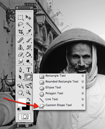ابزار Shape در فتوشاپ