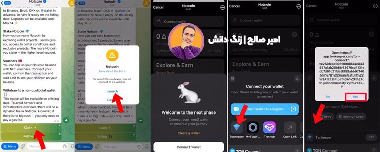 نقد کردن نات کوین